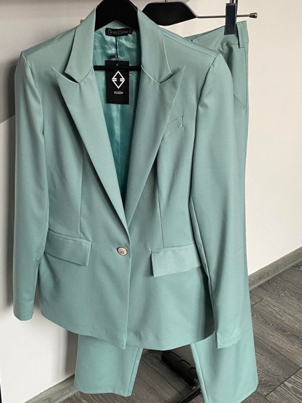 Elegant set Jacket & Pants, Vlesh, Made in Europe, Size- 3X ( 50 )
